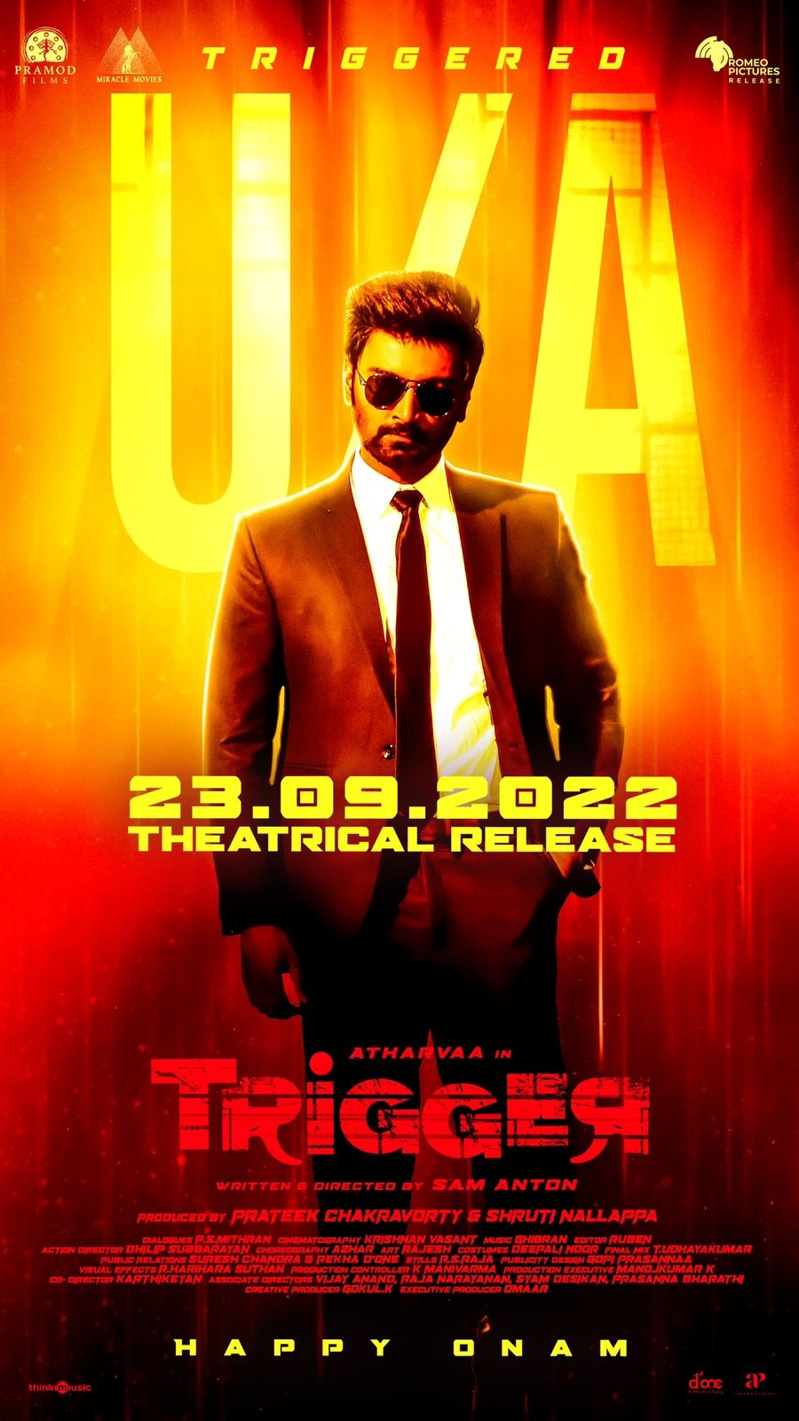 பார்வையாளர்களை பரவசப்படுத்தும் அதர்வாவின் Trigger டிரைலர்!