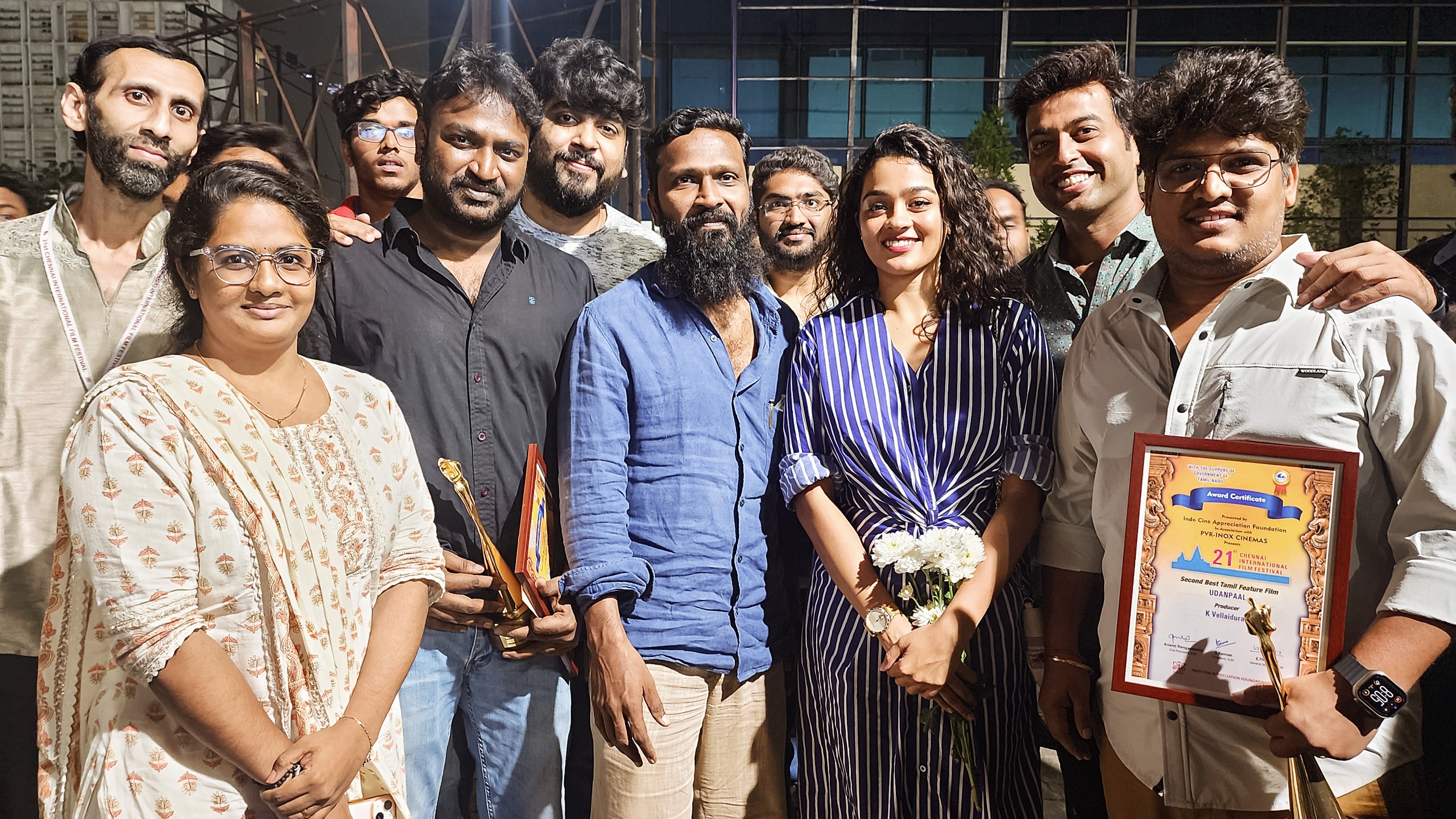 21வது சென்னை சர்வதேச திரைப்பட விழாவில் சிறந்த திரைப்படத்திற்கான விருதை வென்றது “உடன்பால்” திரைப்படம்!