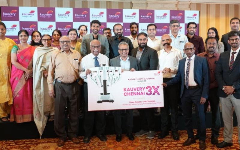 ரோபோட்டிக் ‘காவேரி 3X சென்னை’ திட்டத்தை அறிமுகப்படுத்திய காவேரி மருத்துவமனை !
